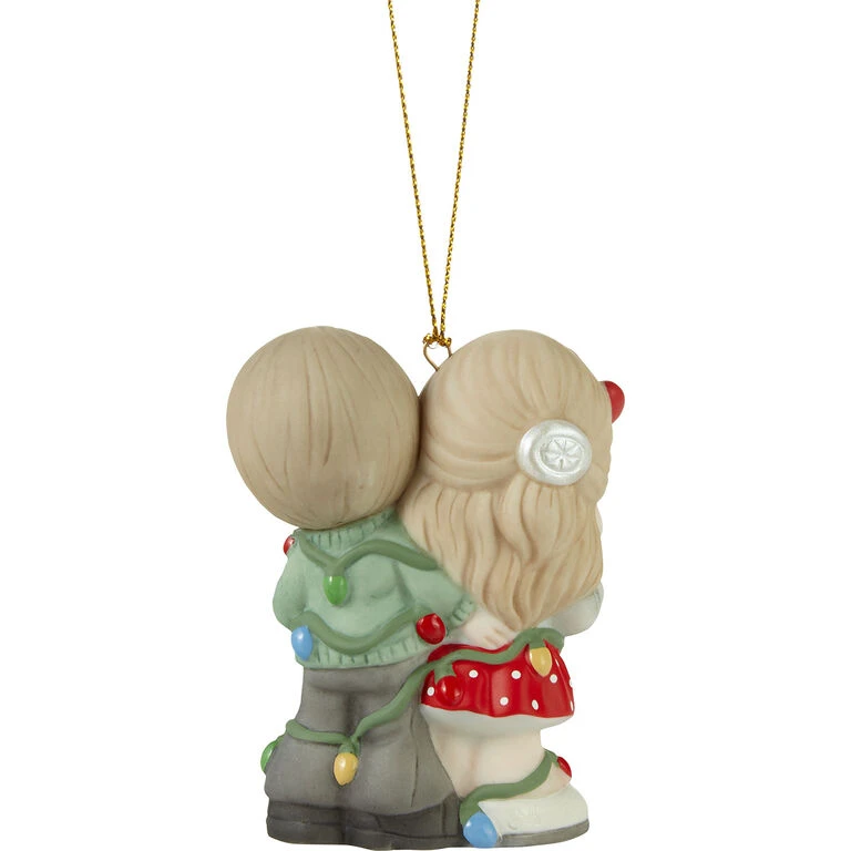Precious Moments Our First Christmas Together 2023 Ornament, 3" - Image 2