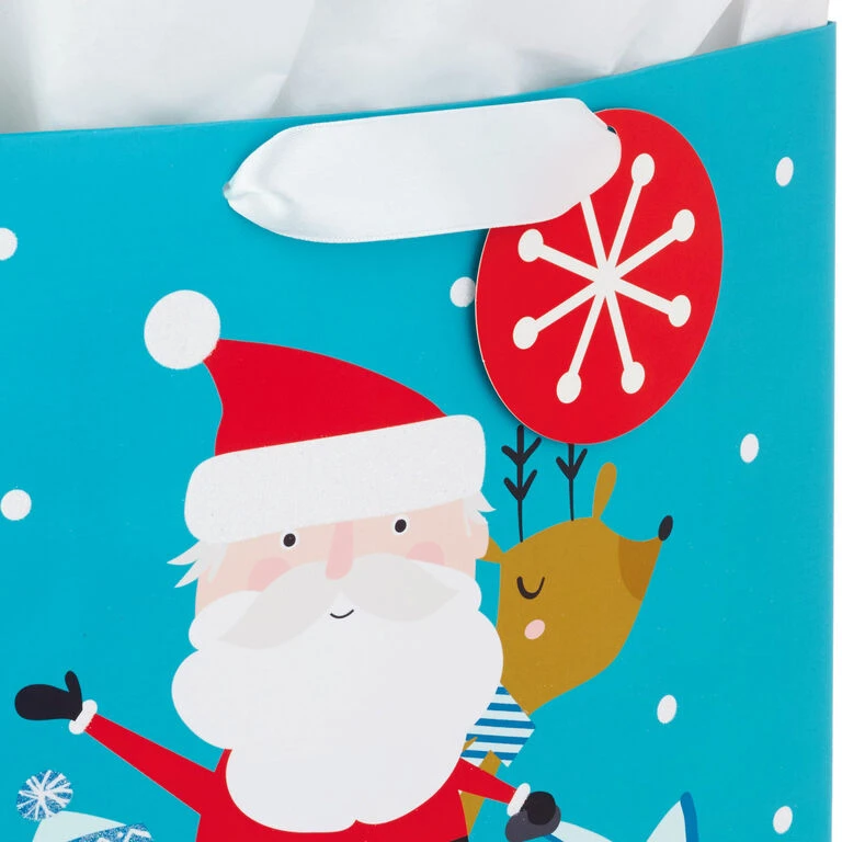 Hallmark 13" And 15.5" Assorted Kids 3-Pack Christmas Gift Bags With Tissue Paper - Image 6