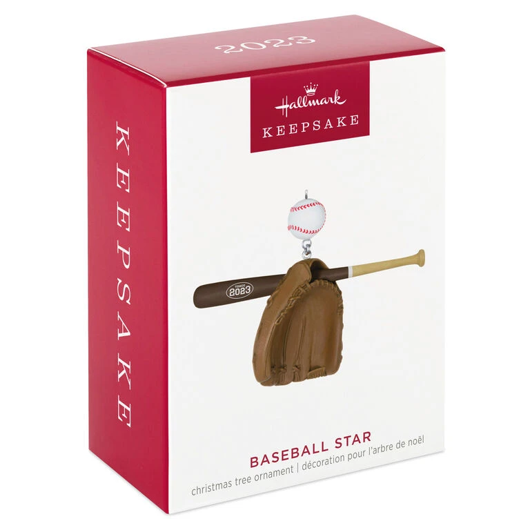 Hallmark Baseball Star 2023 Ornament - Image 4