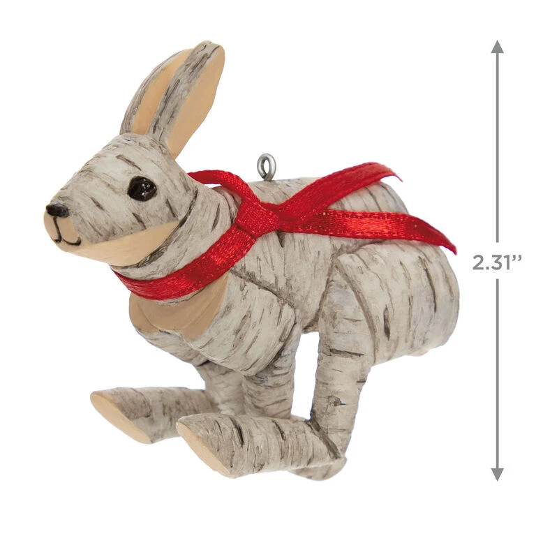 Hallmark Birch Hare Ornament - Image 3