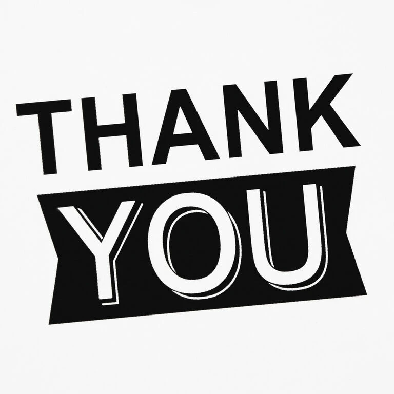 Hallmark Black-and-White Assorted Blank Thank-You Notes, Pack Of 48 - Image 3