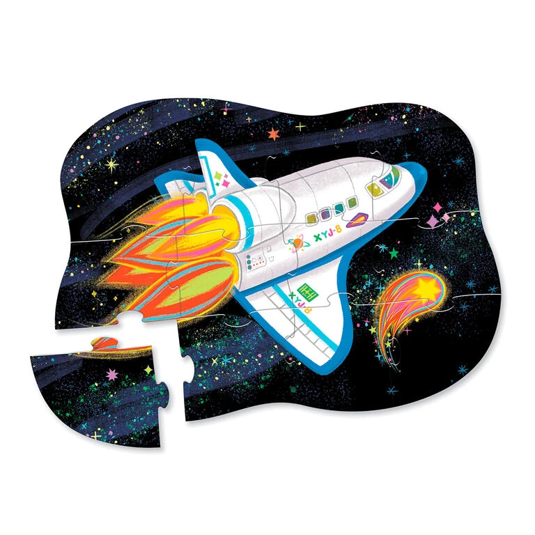 Crocodile Creek Blast Off 12-Piece Puzzle - Image 2