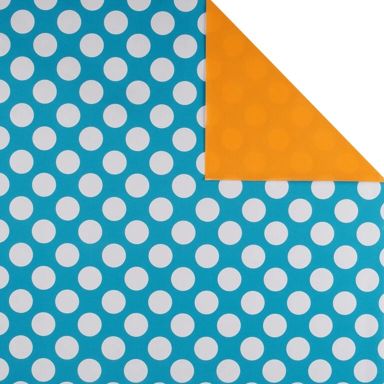 Hallmark Bold Patterns And Solids 3-Pack Reversible Wrapping Paper - Image 6