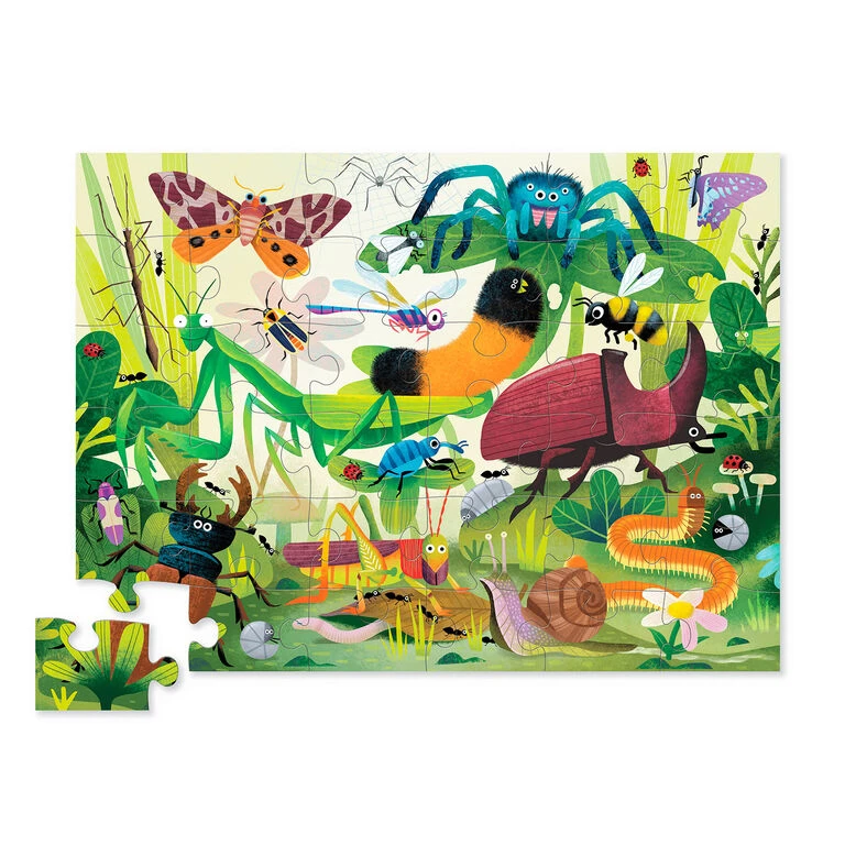 Crocodile Creek Backyard Bugs 36-Piece Floor Puzzle - Image 2