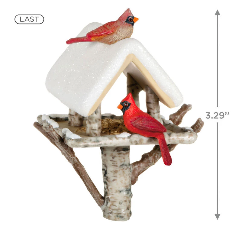 Hallmark Marjolein's Garden Winter Cardinals Ornament - Image 3