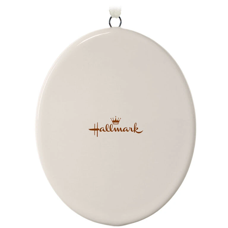 Hallmark Ceramic Personalized Ornament—Vertical Oval - Image 5
