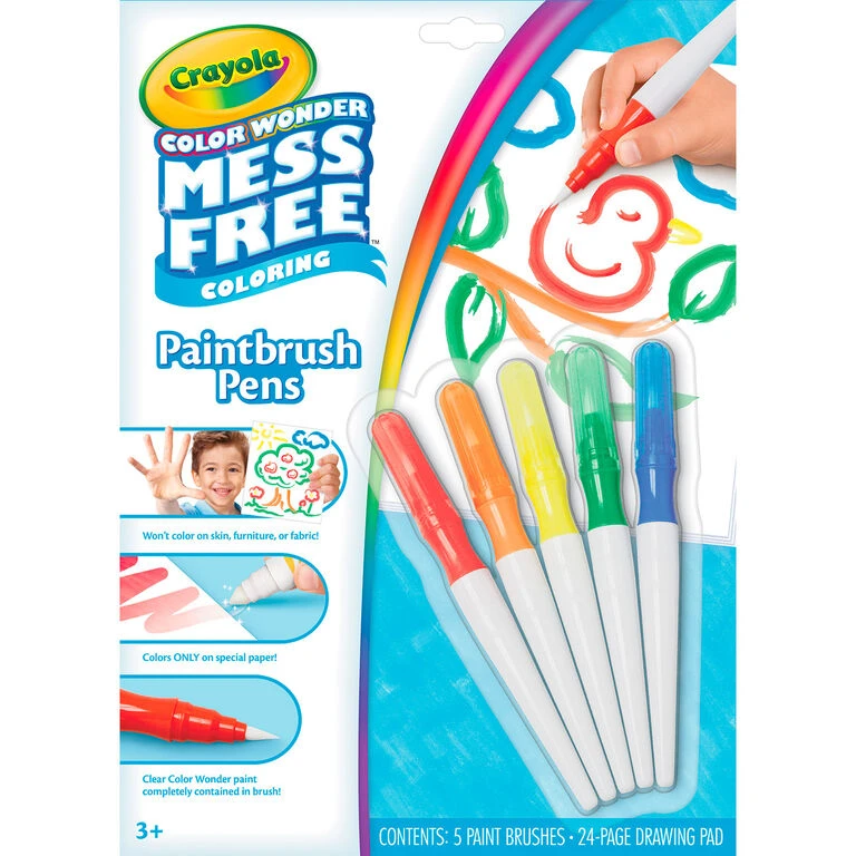 Crayola® Color Wonder Paintbrush Pens And Drawing Pad Set