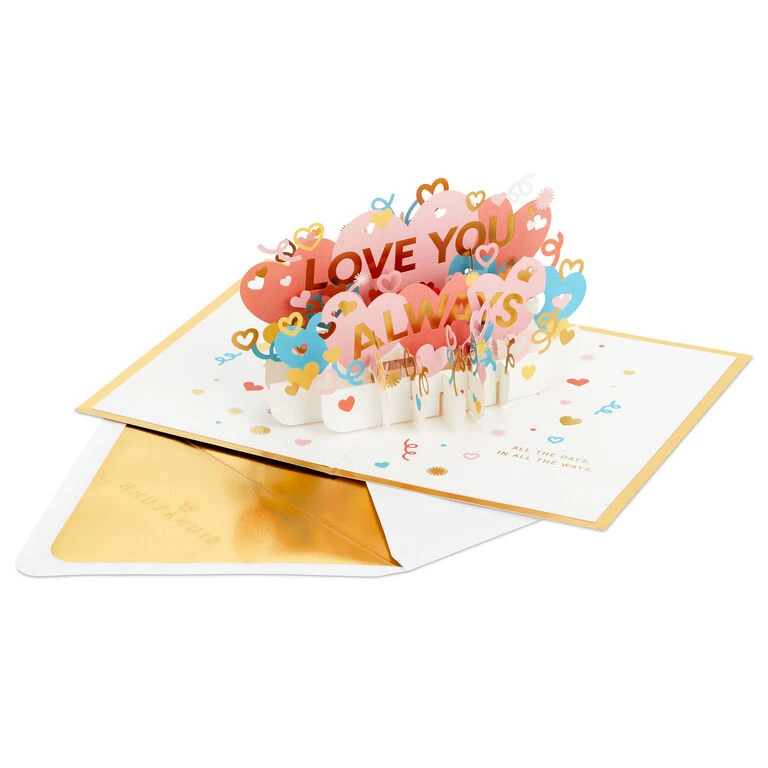 Hallmark Love You Always 3D Pop-Up Love Card - Image 2