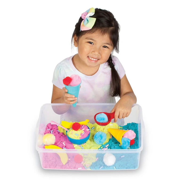 Faber-Castell Creativity For Kids Sensory Bin Ice Cream Shop Play Set - Image 4