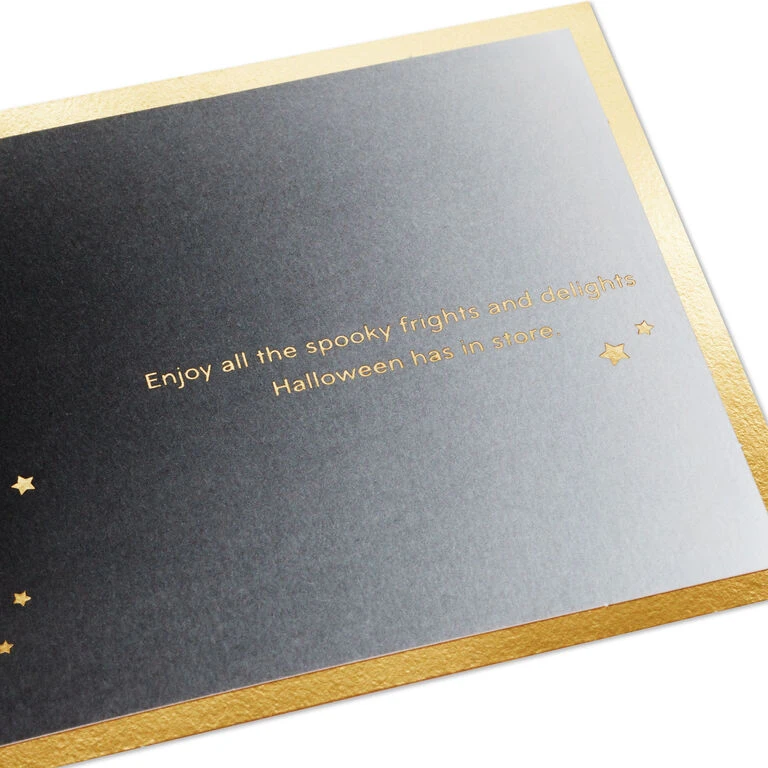 Hallmark Crescent Moon 3-D Pop-Up Halloween Card - Image 3