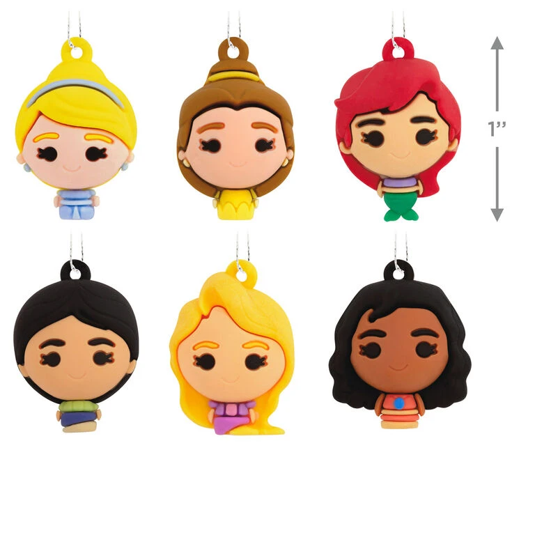 Mini Disney Princess Shatterproof Hallmark Ornaments, Set Of 6 - Image 3