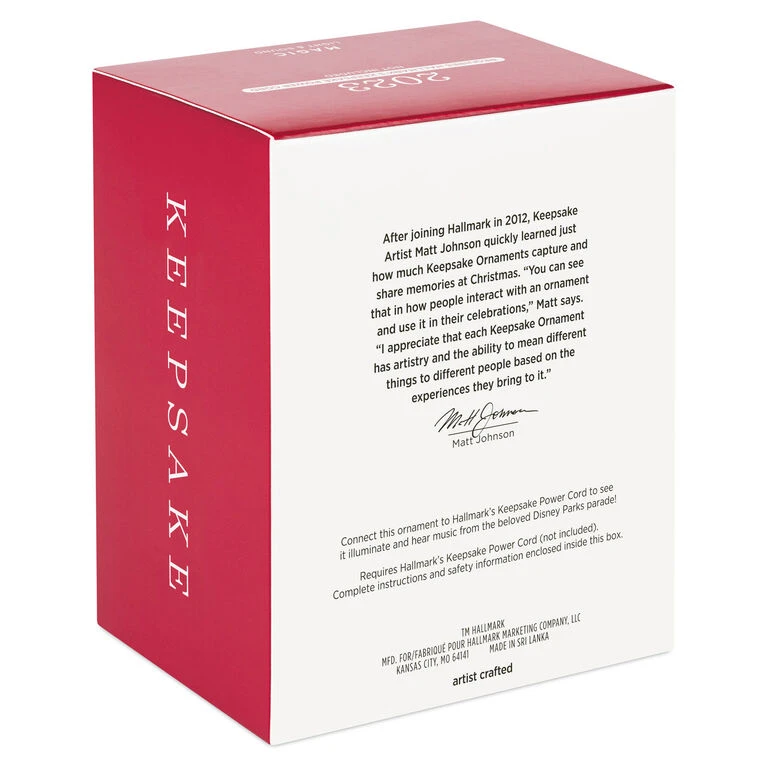 Hallmark Disney Mickey Mouse Disney's Electrical Parade Musical Ornament With Light - Image 5