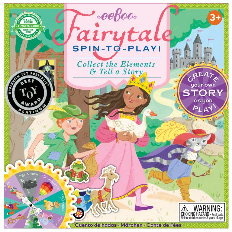 Eeboo Fairytale Spin-to-Play Storytelling Game