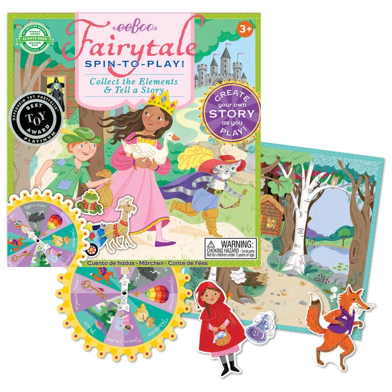 Eeboo Fairytale Spin-to-Play Storytelling Game - Image 2