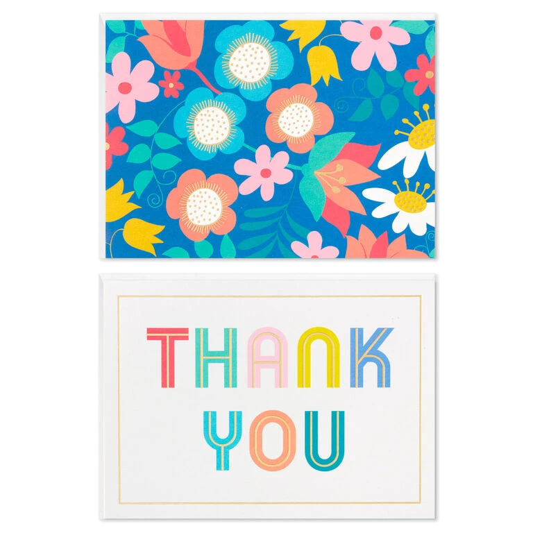 Hallmark Floral And Lettering Bulk Blank Note Cards, Pack Of 50 - Image 2