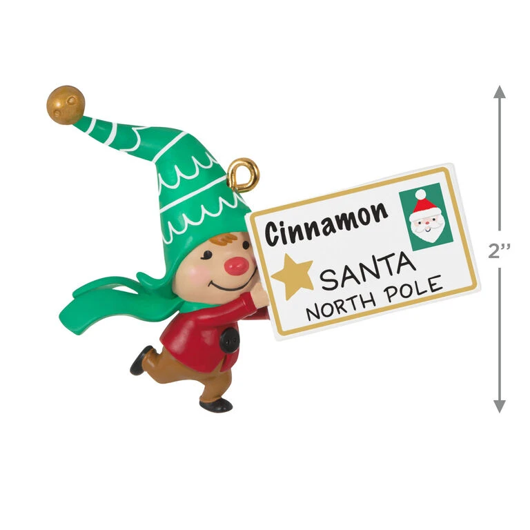 Hallmark Gnome For Christmas Cinnamon's Letter To Santa Ornament - Image 3