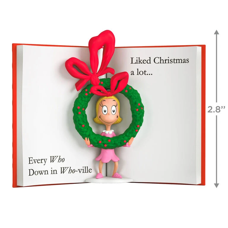 Hallmark Dr. Seuss's How The Grinch Stole Christmas!™ Cindy-Lou Who Ornament - Image 3