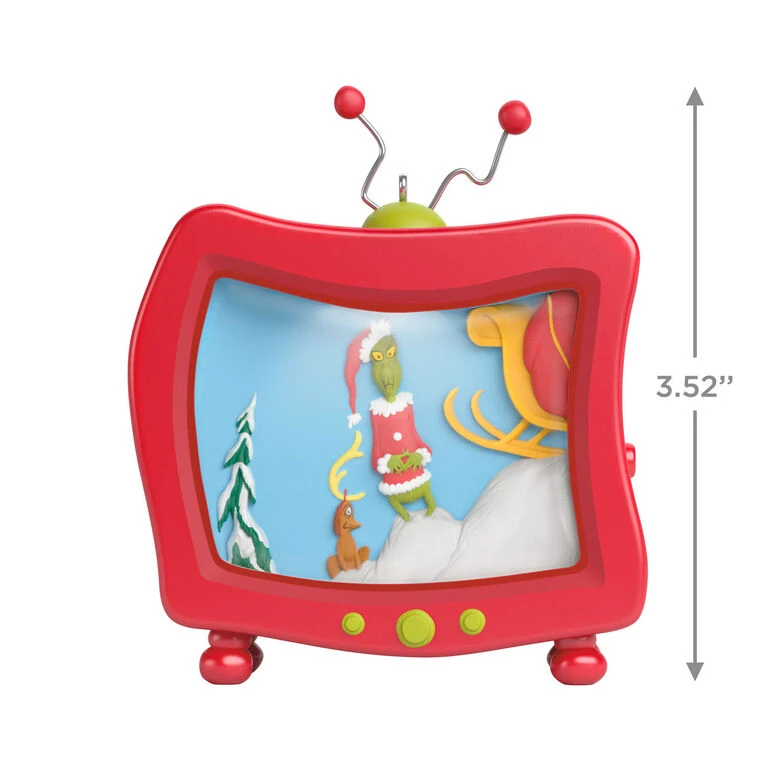 Hallmark Dr. Seuss's How The Grinch Stole Christmas!™ How Could It Be So? Ornament With Light And Sound - Image 3