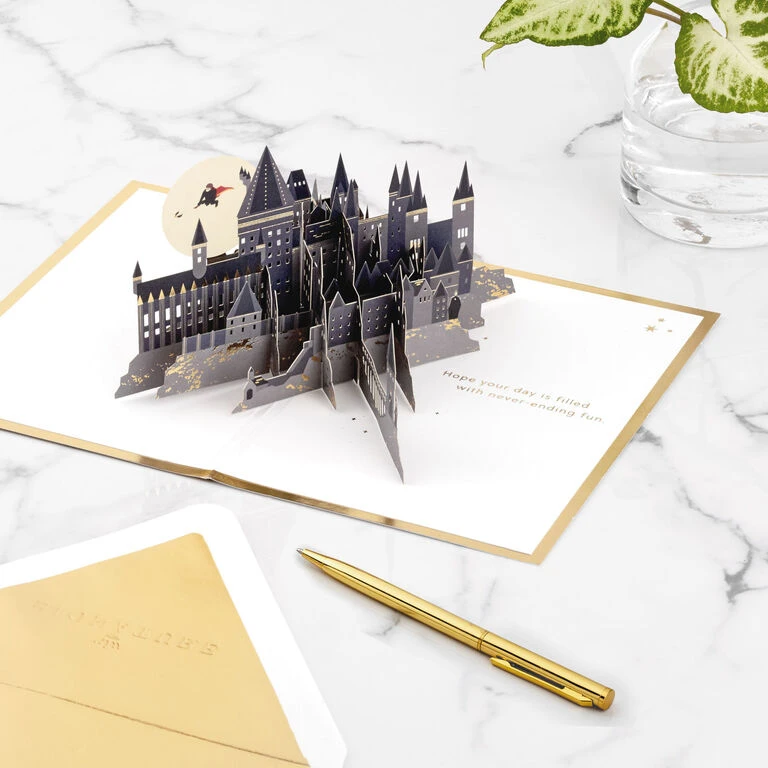 Hallmark Harry Potter™ Hogwarts™ Castle 3D Pop-Up Card - Image 8