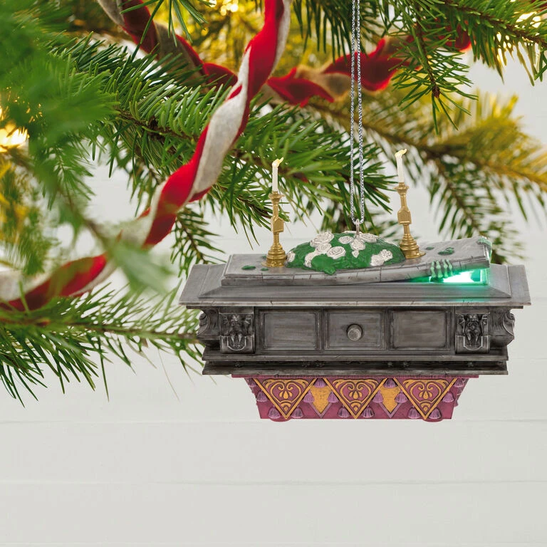 Hallmark Disney The Haunted Mansion Collection The Coffin In The Conservatory Ornament With Light And Sound - Image 2