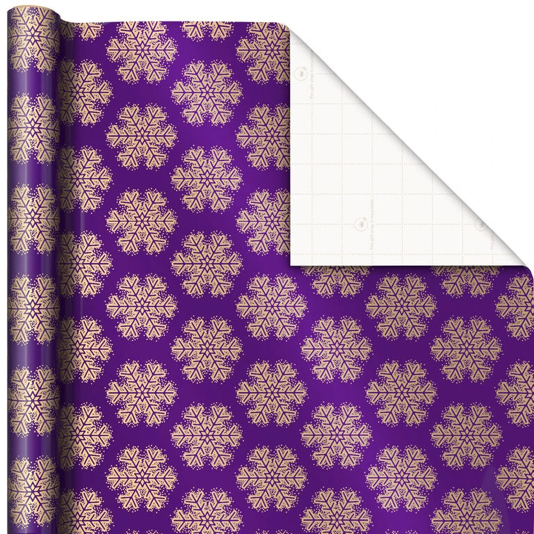 Hallmark Jewel Tones Assorted 3-Pack Christmas Wrapping Paper, 120 Sq. Ft. - Image 6