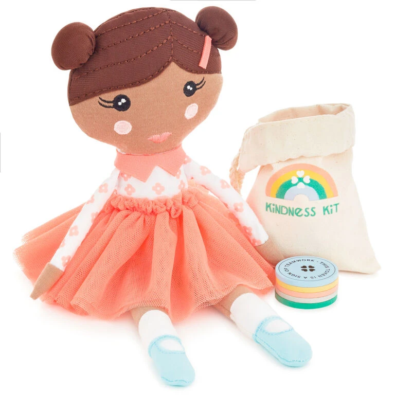 Hallmark Little World Changers™ And Kind Culture Co. The Doll Kind Dark Skin Girl, 12"