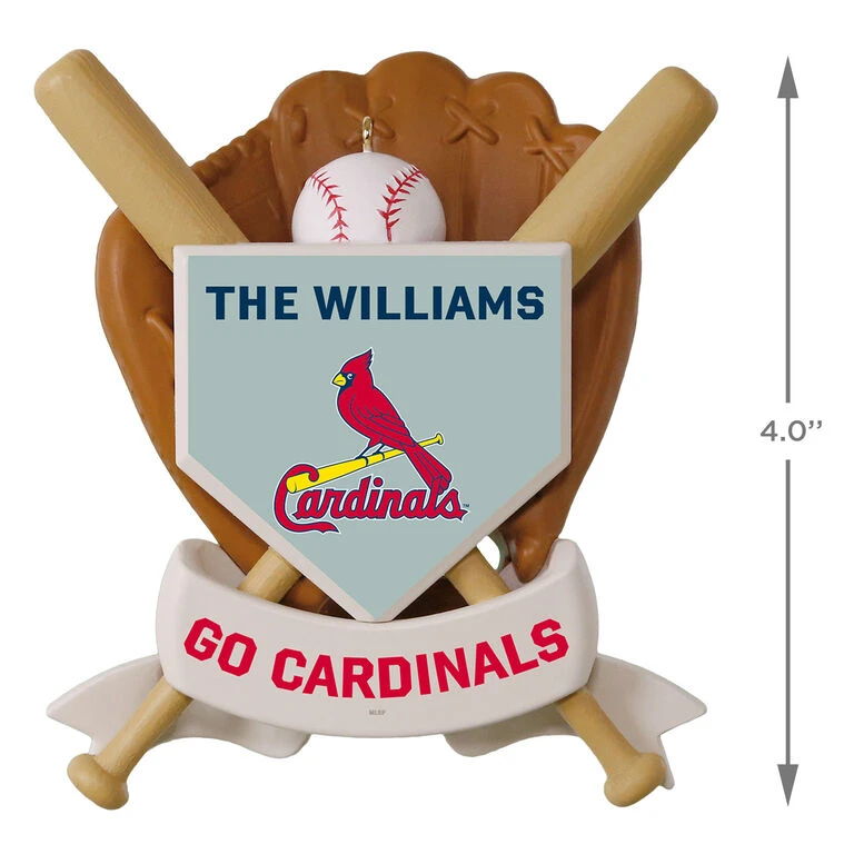 MLB Baseball Personalized Ornament, Cardinals™ - Image 3