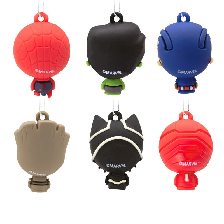 Mini Marvel Super Heroes Shatterproof Hallmark Ornaments, Set Of 6 - Image 5
