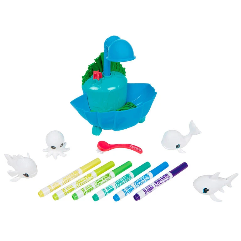 Crayola® Scribble Scrubbie Ocean Pets Lagoon Coloring Set - Image 2