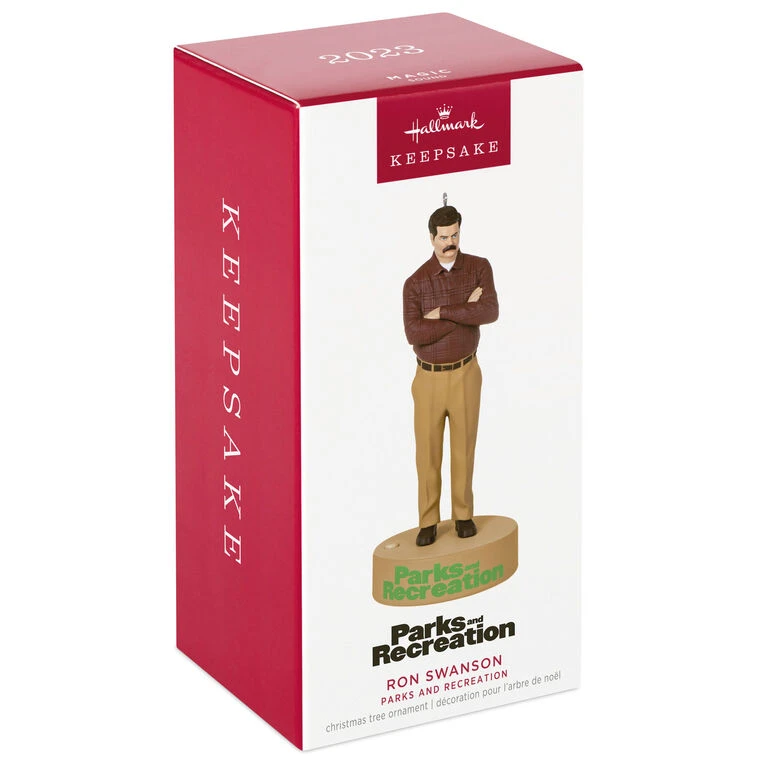 Hallmark Parks And Recreation Ron Swanson Ornament With Sound - Image 4