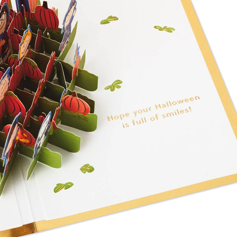 Hallmark Peanuts® Trick Or Treat 3D Pop-Up Halloween Card - Image 3