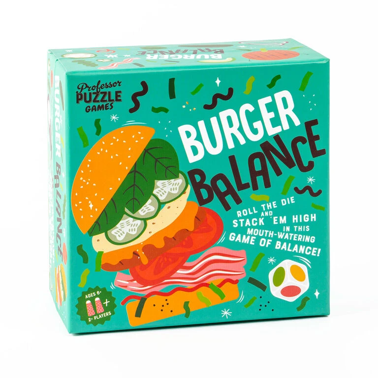 Professor Puzzle Burger Balance Stacking Game