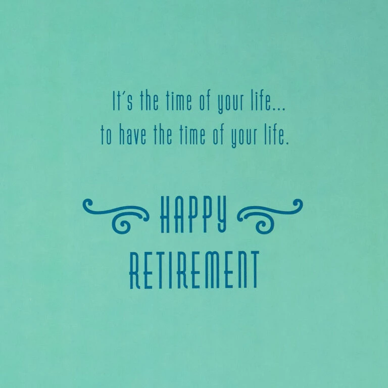 Hallmark 16" Retired And Admired Jumbo Retirement Card With Banner - Image 2