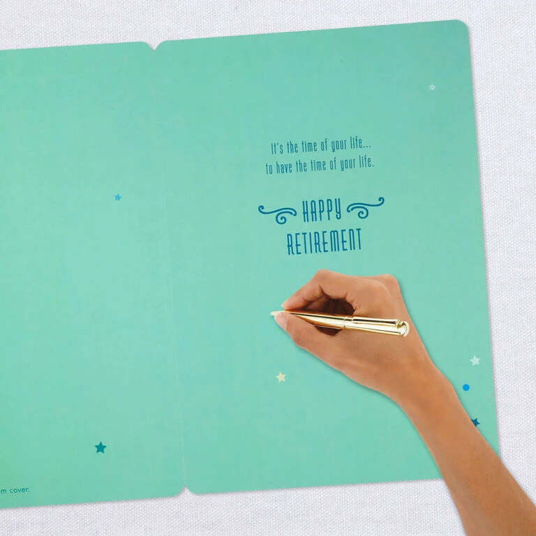 Hallmark 16" Retired And Admired Jumbo Retirement Card With Banner - Image 6