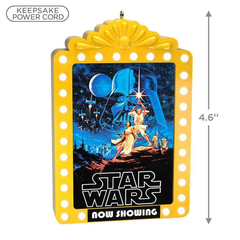 Hallmark Star Wars: A New Hope⢠Now Showing Ornament With Light - Image 3