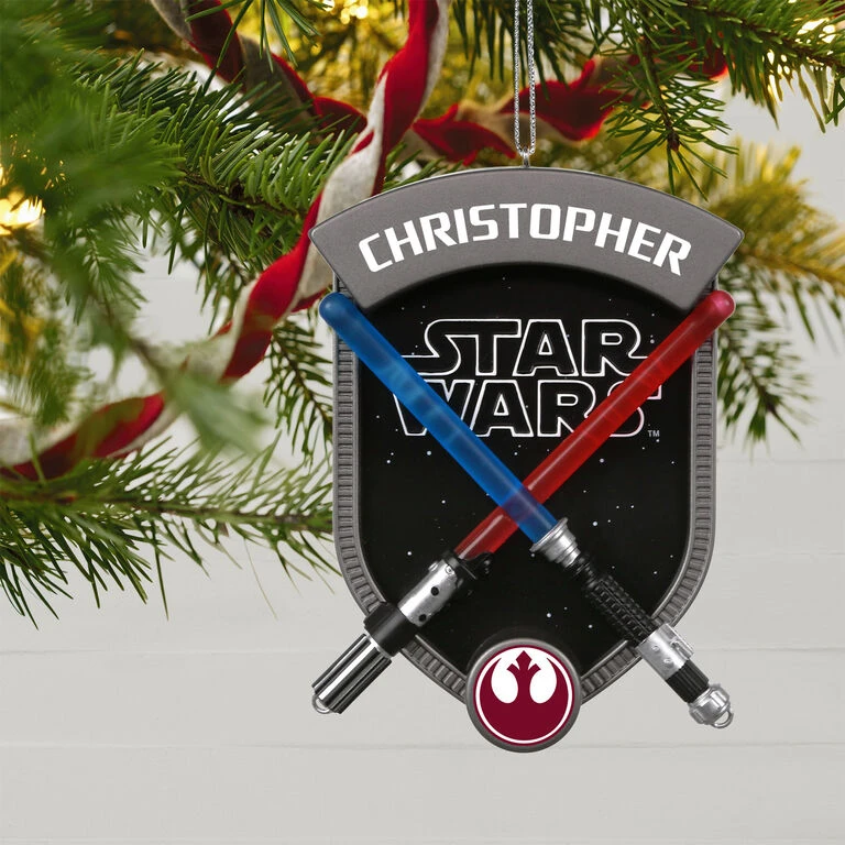 Hallmark Star Wars™ Choose Your Destiny Personalized Ornament, Rebel Alliance - Image 2