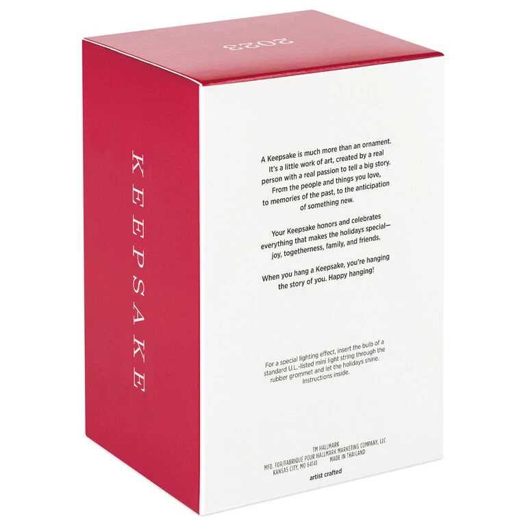 Hallmark Disney Tinker Bell Pixie-Dusted Poinsettia Ornament - Image 5