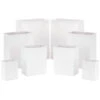 Hallmark White Assorted Sizes 8-Pack Gift Bags